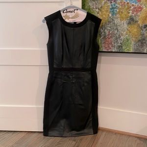 Romeo & Juliet Couture leather panel dress, small